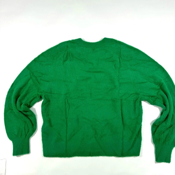 NWOT Aerie Flurry Crewneck Sweater Size XS Green - Picture 4 of 9
